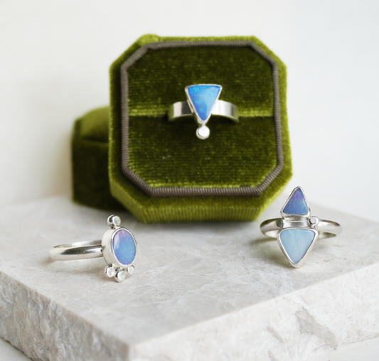 Opal rings | Ready to ship | One of a kind