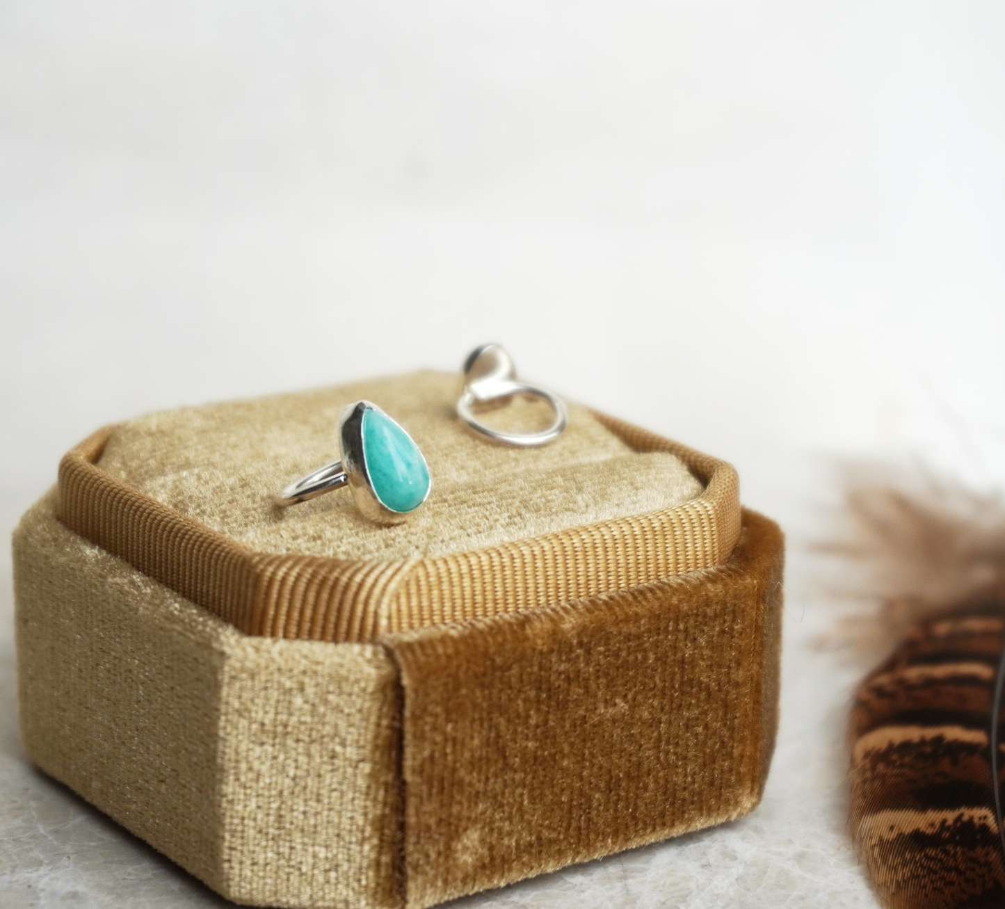Ready to ship | Custom cartilage sterling silver gemstone earring