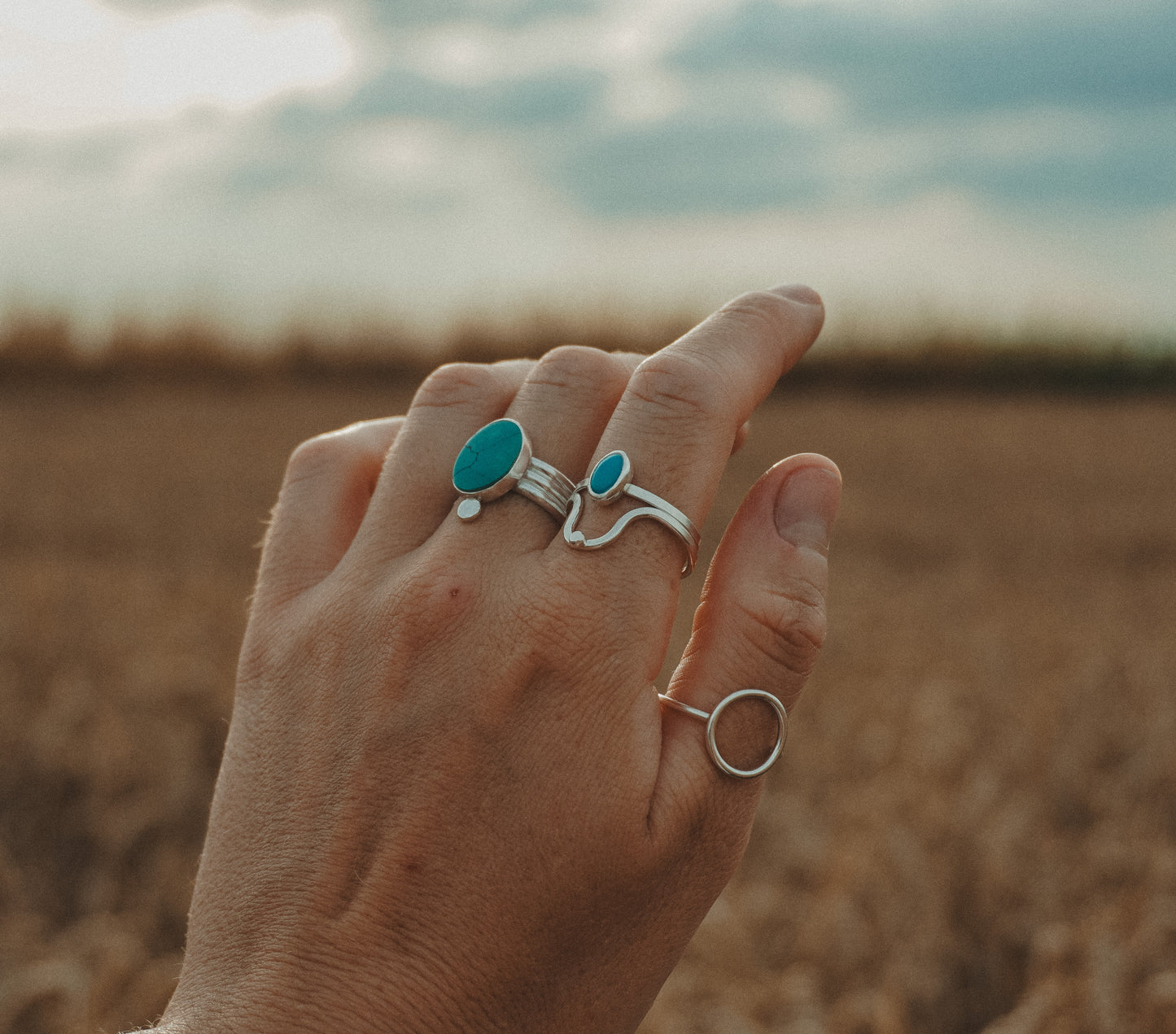 Turquoise rings | Ready to ship | One of a kind